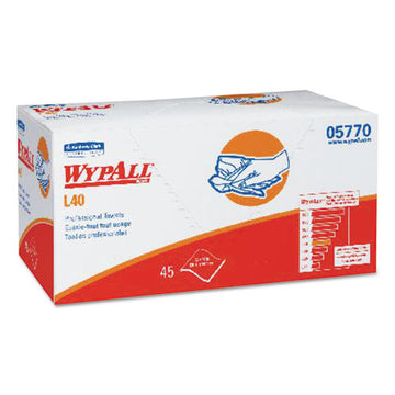 WypAll® L40 Towels, Pro Towels, 12 X 23, White, 45-box, 12-carton freeshipping - TVN Wholesale